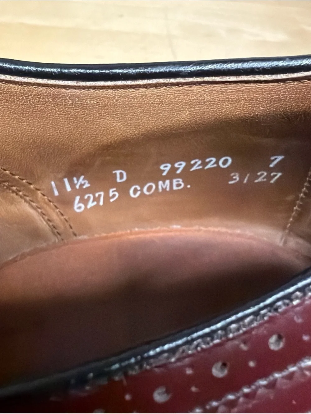 Allen Edmonds detailing timeless